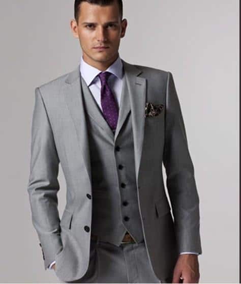 Light Grey Men's Suit
