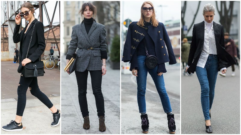 How To Wear Skinny Jeans For Women - Blazer with Jeans