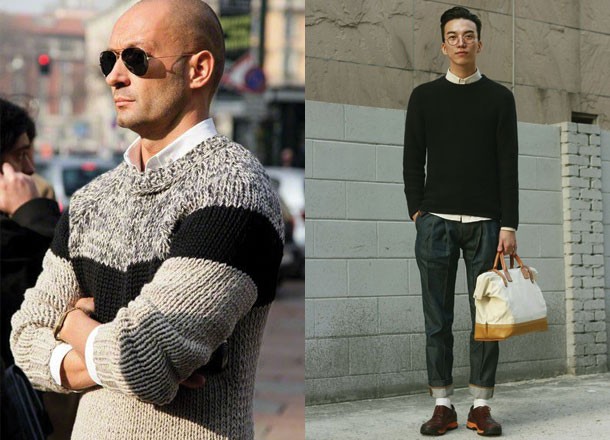 6 Ways on How To Wear Smart Casual Sweaters - 1 The Crew Neck