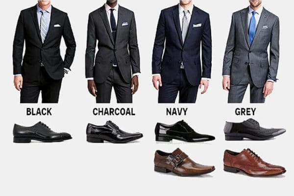 What Color Shoes to Wear With Suit