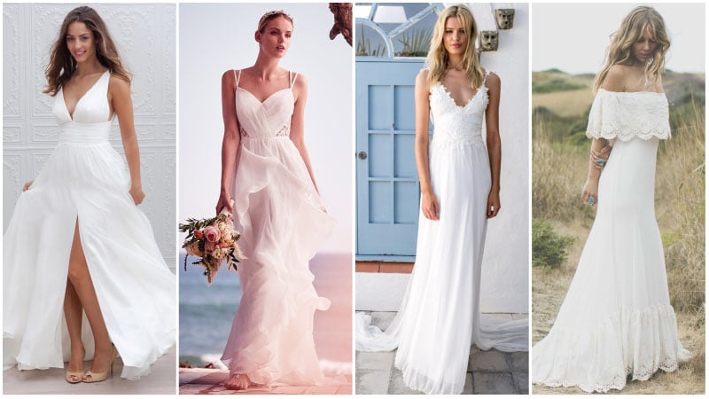 Casual Beach Wedding Dresses