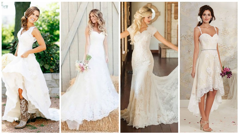 Casual Country Wedding Dresses