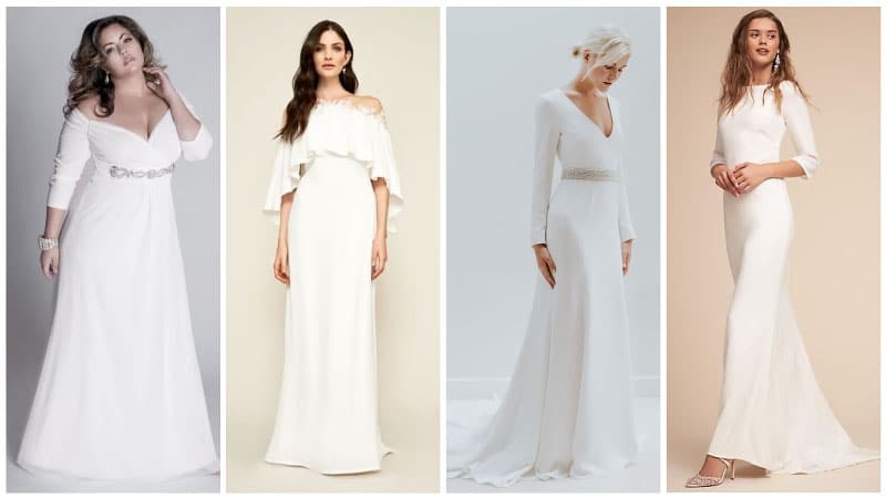 Casual Wedding Dresses for Winter