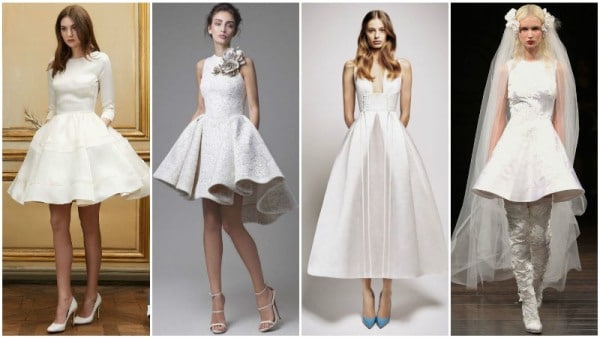 Modern Short Wedding Dresses