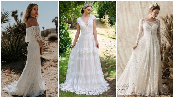 Boho-Lace-Wedding-Dresses