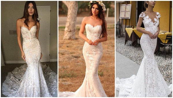 Lace Mermaid Wedding Dresses