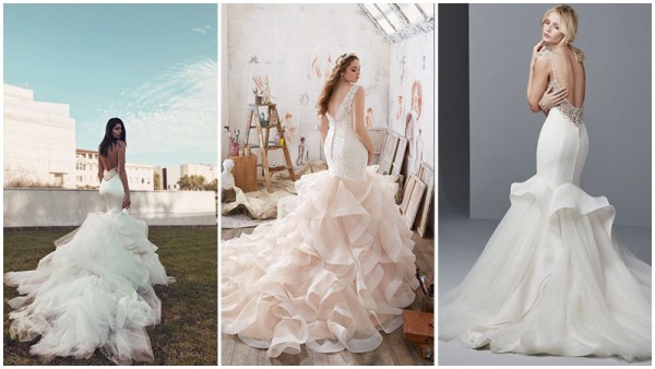 Ruffle Wedding Dresses