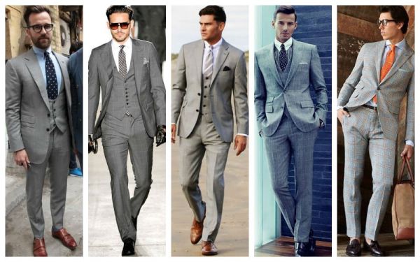 How To Wear A Gray Suit - GREY-SUIT-SHOES