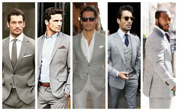 How To Wear A Gray Suit - LIGHT-GREY