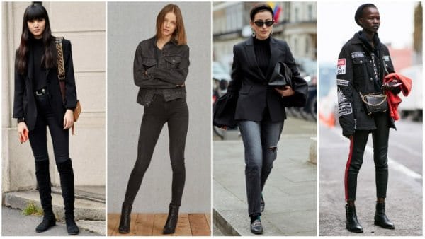 All Black Jeans Outfits