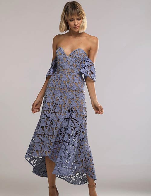 Off-Shoulder Lace Dress
