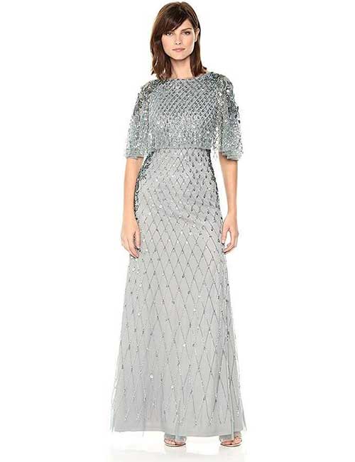 Long Beaded Wedding Guest Dress Ideas