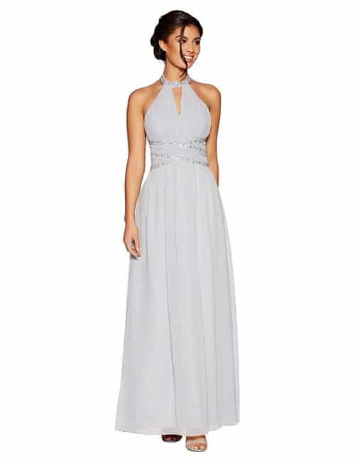 Embellished Chiffon Gown