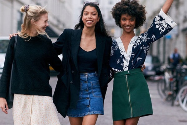 Denim Skirt Outfit Ideas From Street Style