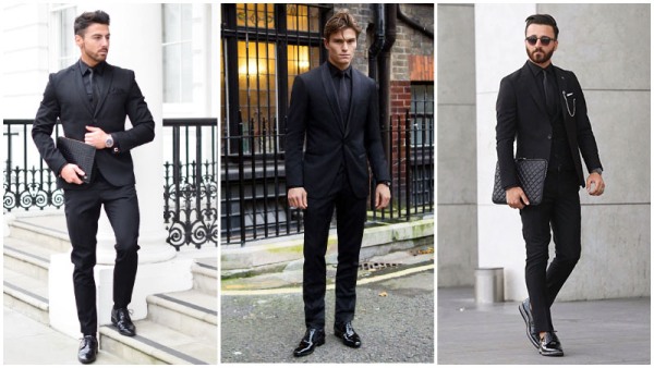 All-Black Outfits Formal Men