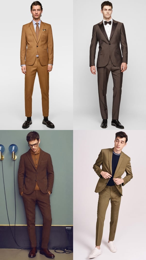 How To Wear Brown Suit