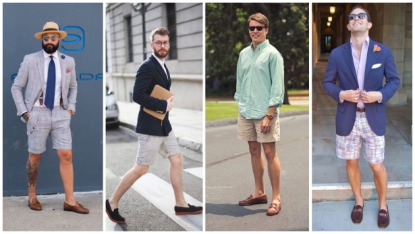  Shorts with Loafers