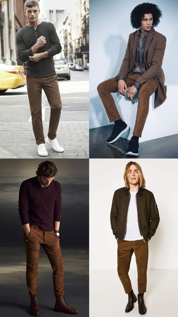 How To Wear Brown Trousers