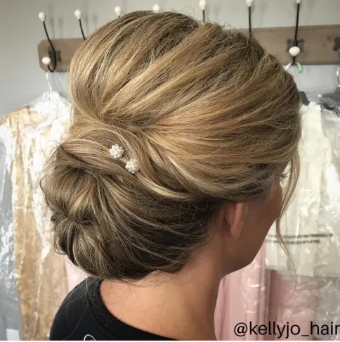 Lovely Bouffant Updo for Long Hair Mother of the Bride Hairstyles