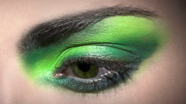 Experimenting with Different Makeup Styles for a Lime Green Dress