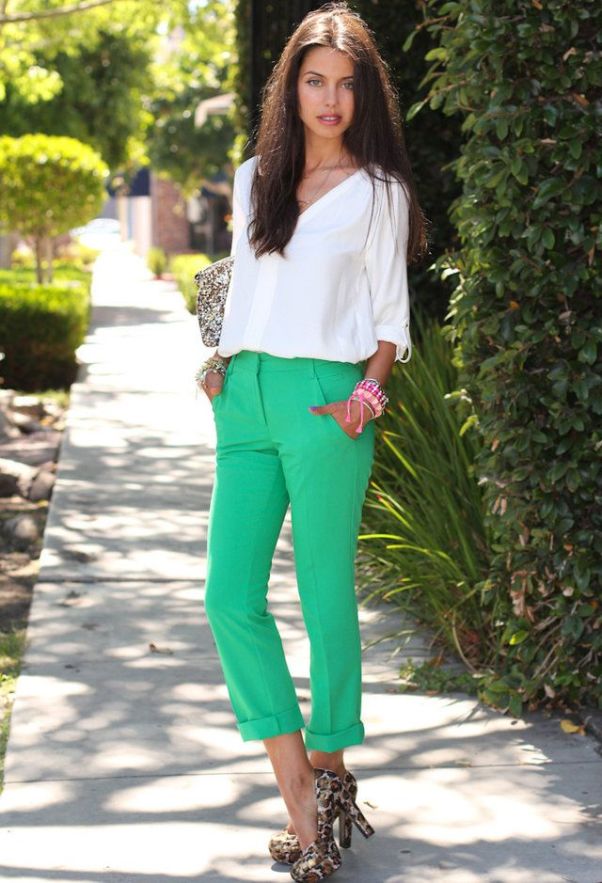 Mixing and Matching Lime Green with Other Colors - Neutrals