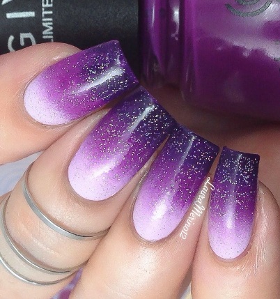 Purple Glitter Gradient