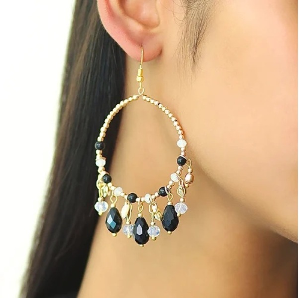 Oversized and bold earrings bohemian jewelry