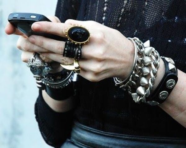 jewelry for edgy look