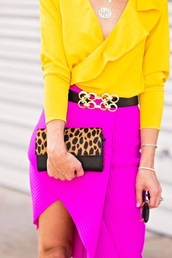 Color Combinations with Yellow- Yellow and Pink