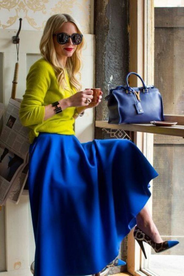 Color Combinations with Yellow- Yellow and Royal Blue