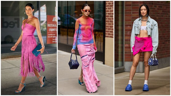 Fuchsia and Blue Color Trends